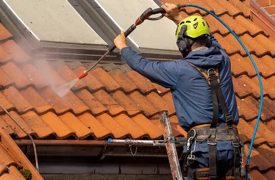 Démoussage et hydrofuge de toiture à Meria